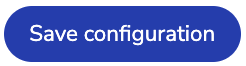 Select the Save configuration button to define your new database.