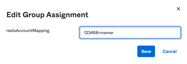 Use the Okta admin console to locate the Org2Org application template.