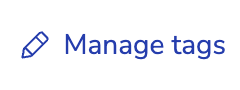The Manage tags button.