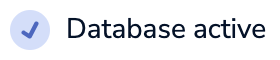 Database active icon.